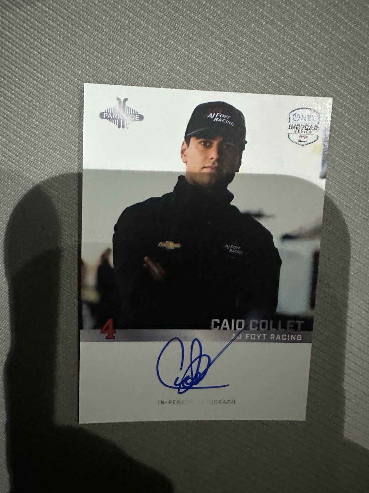 Caio Collet Signed Trading Parkside 100 Days To Indy 500 Exclusive 2/13/26