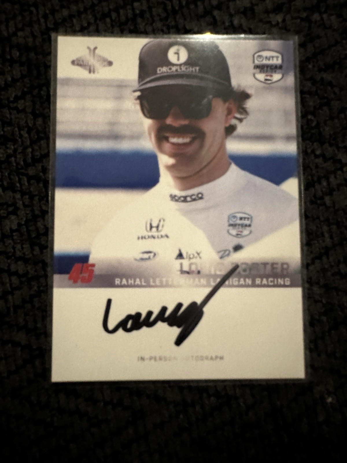 Signed Louis Foster 2026 100 Days To Indy Parkside Trading Card 2/13/26 2026