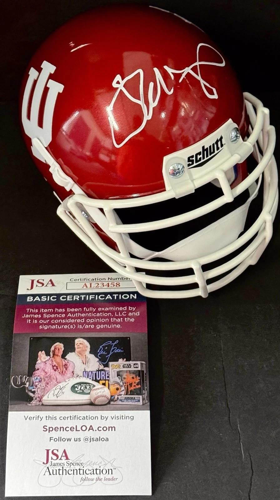 John Mellencamp Signed Autographed Indiana Hoosiers Mini Helmet JSA Rare