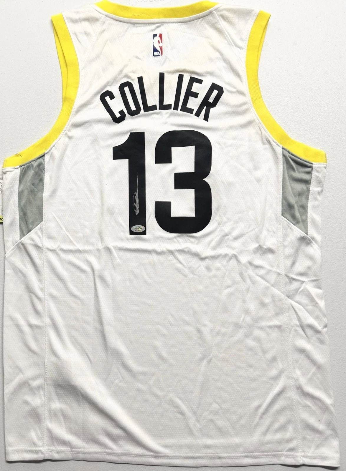 Isaiah Collier Signed Autographed Utah Jazz Jersey PSA/DNA COA