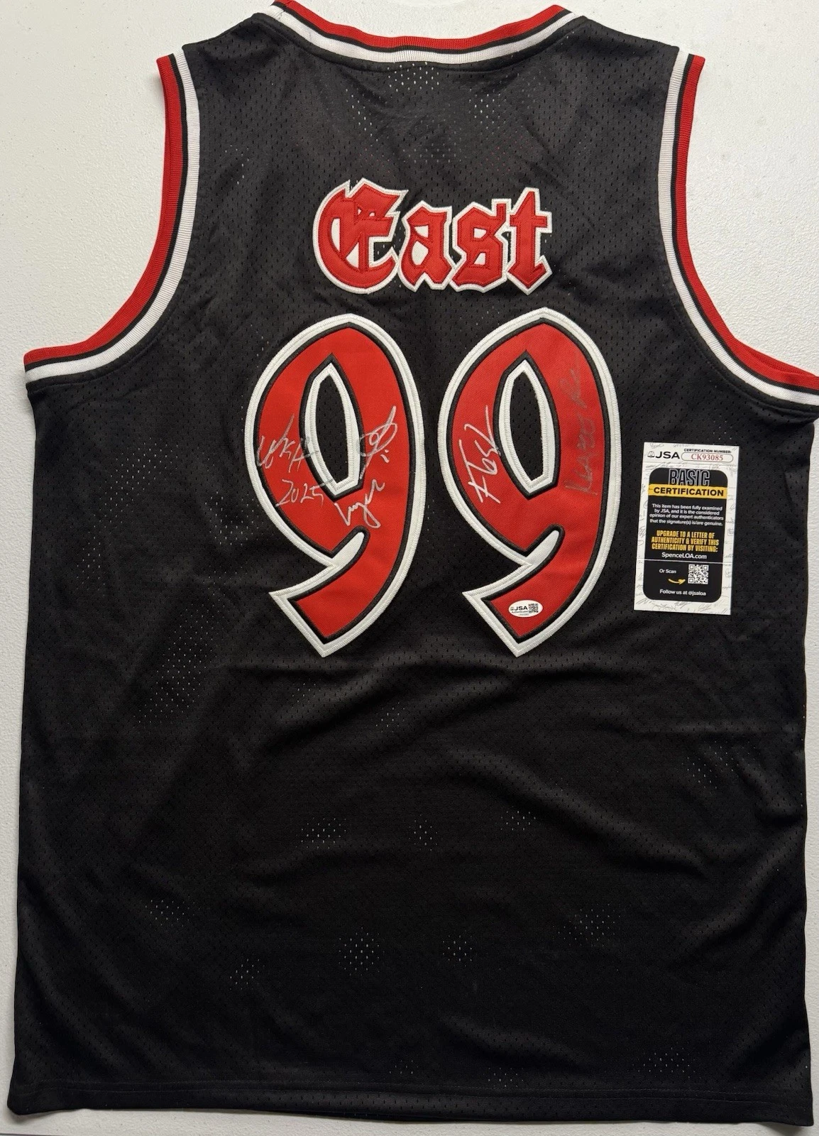 Bone Thugs N Harmony Signed Auto Custom East 99 Jersey JSA COA All 5 Members