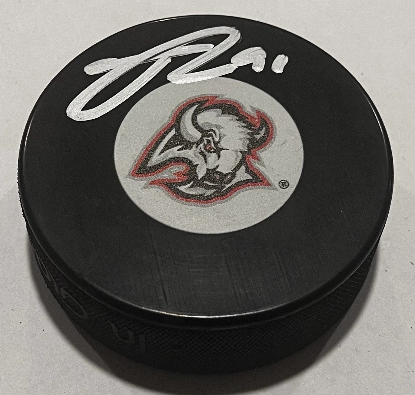 JOSH DOAN SIGNED BUFFALO SABRES HOCKEY PUCK W/ CASE COA