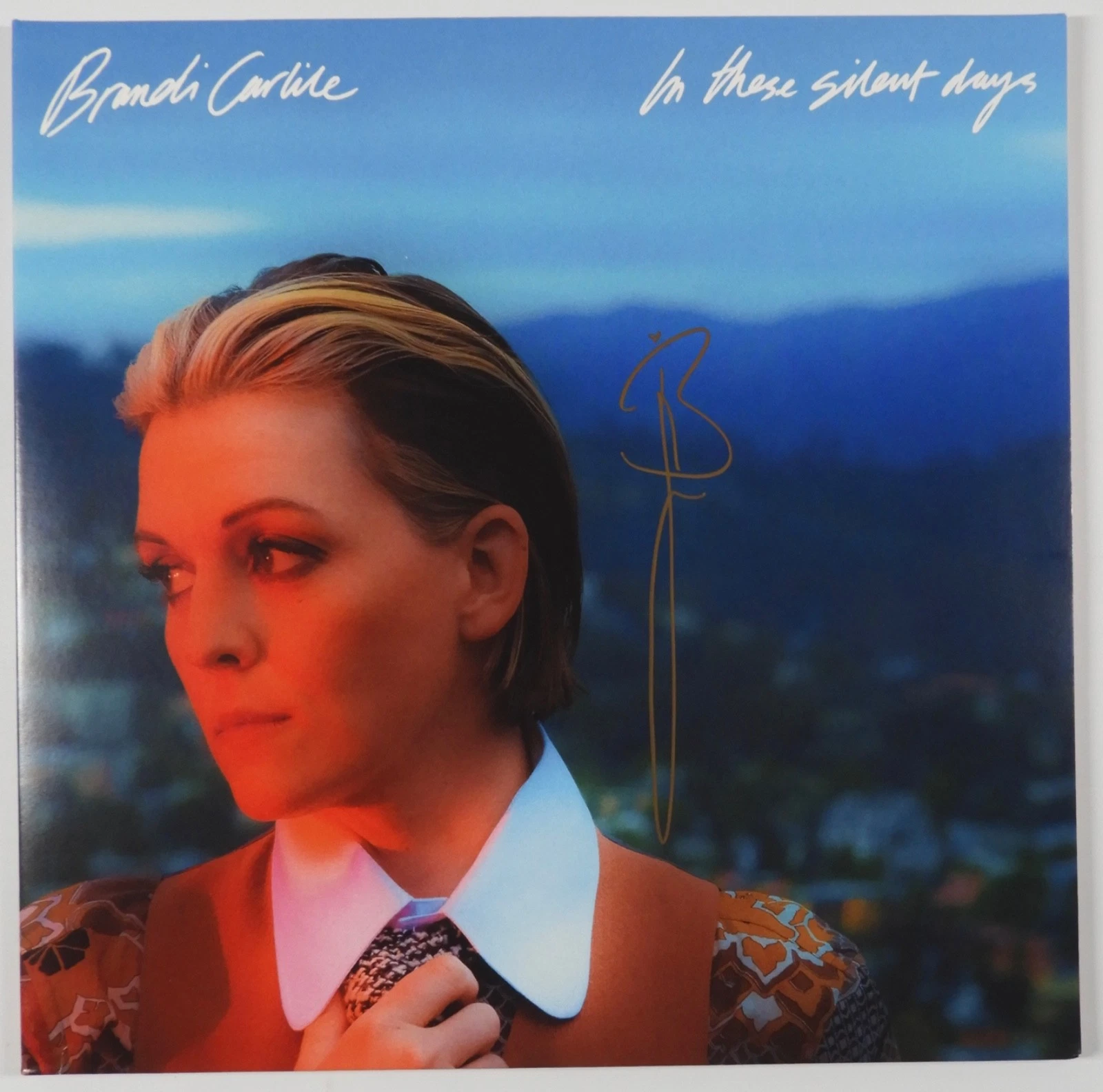 Brandi Carlile In These Silent Days Autograph Signed Record Album Vinyl