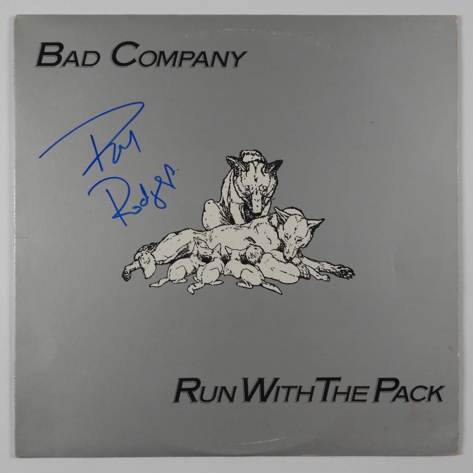 Paul Rodgers Bad Company JSA Signed Autograph Album Record Vinyl