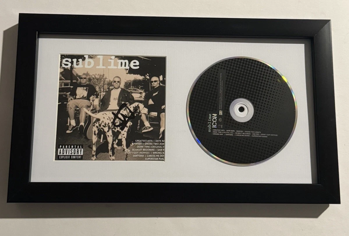 ERIC WILSON SIGNED CD FRAMED SUBLIME BAND ORIGINAL BASSIST LEGEND VERY RARE COA