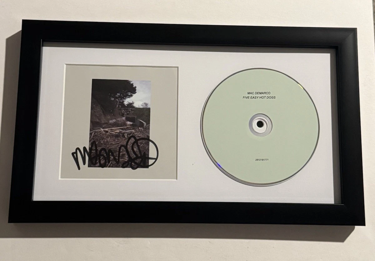 MAC DEMARCO SIGNED AUTOGRAPHED FRAMED MATTED CD INDIE SINGER COA