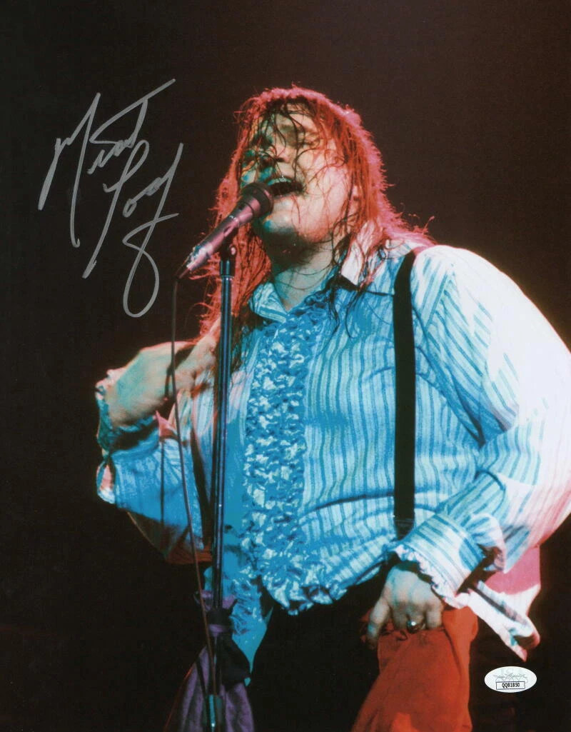 MEAT LOAF SIGNED AUTOGRAPH 11X14 PHOTO - FIGHT CLUB, A BAT OUT OF HELL W/ JSA