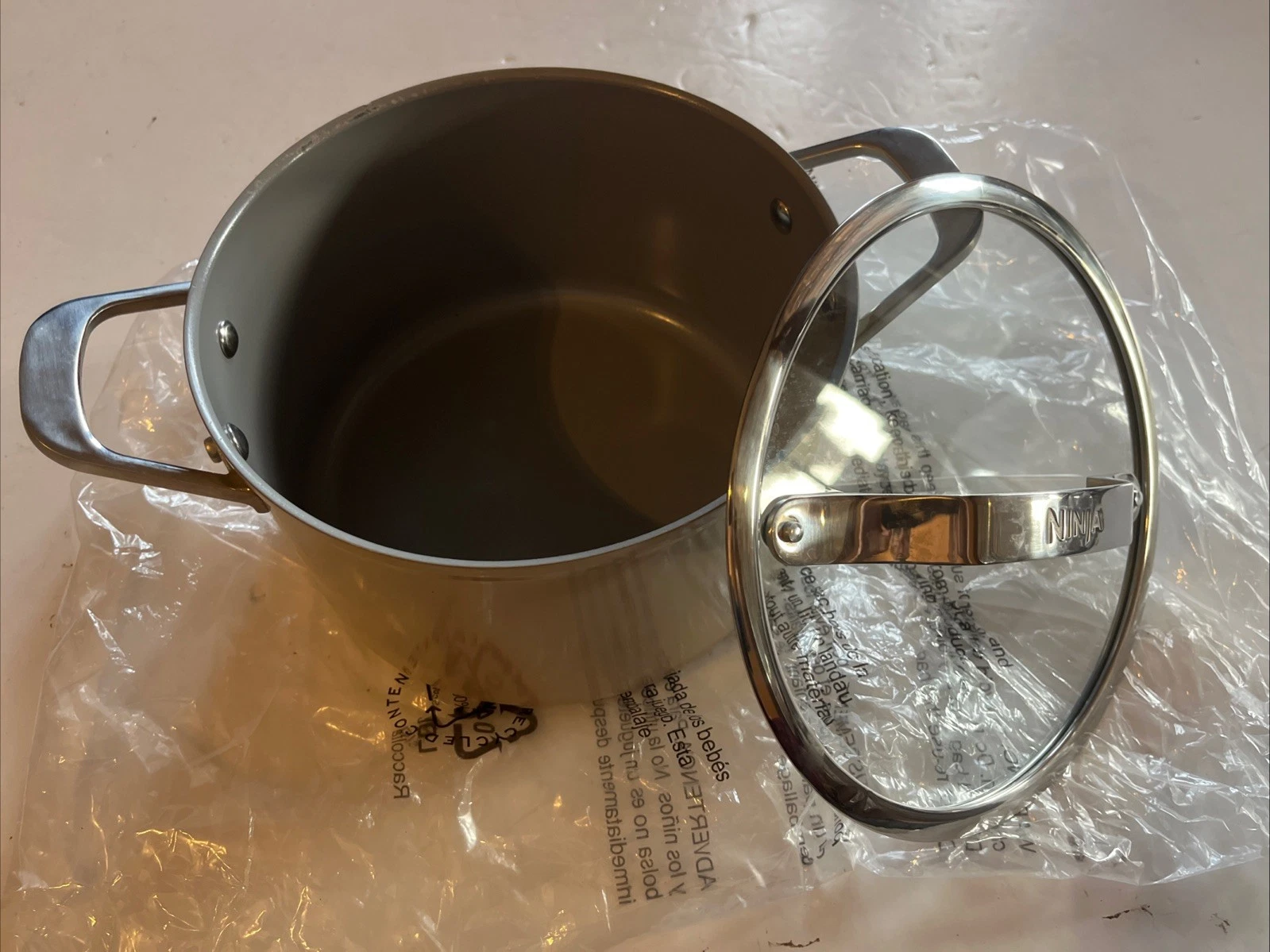 Ninja CW30450 3824 5qt S7 Nonstick Sauce Pan W/ Lid
