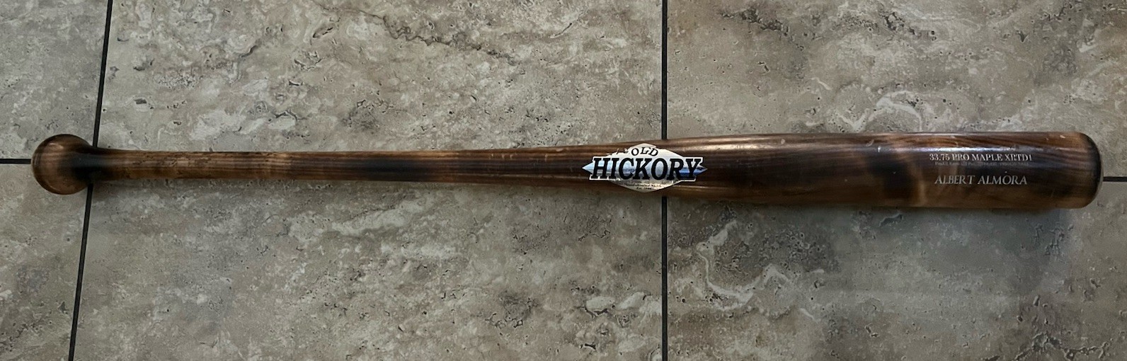 Albert Almora Game Used Old Hickory Baseball Bat Custom Pro Model Un-Cracked
