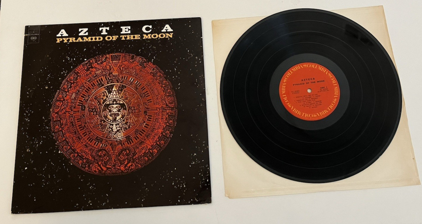 AZTECA Pyramid Of The Moon LP VG+ 1973 Columbia Vinyl KC32451 Latin Fusion