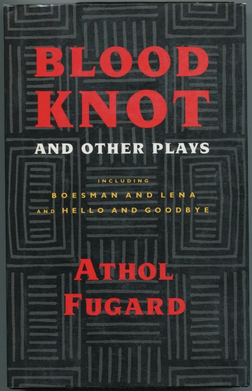 Athol Fugard Blood Knot Author Playwright Signed Autograph 1st Edition HB Book