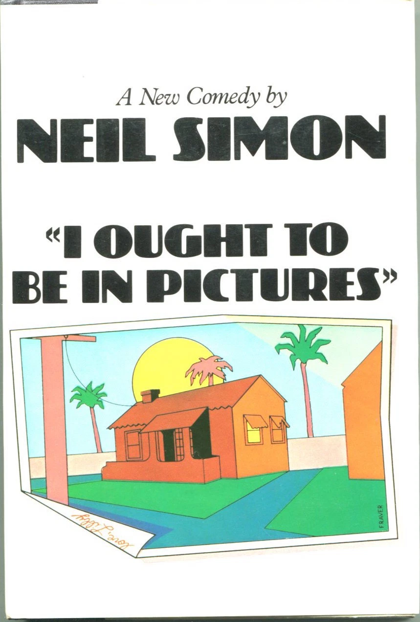 Neil Simon Dinah Manoff I Ought To Be In Pictures Signed Autograph 1st Ed Book