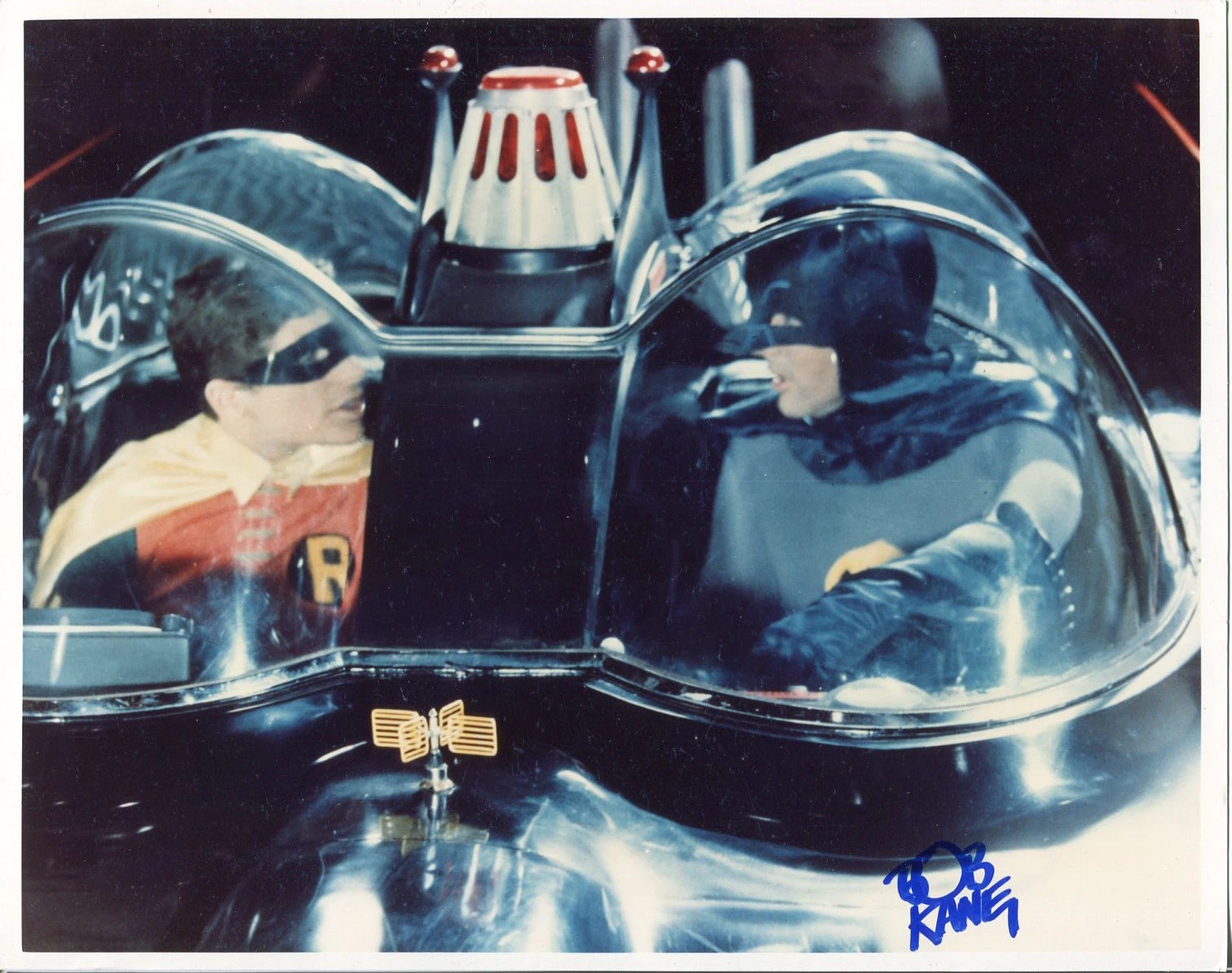 Bob Kane Batman Creator Comic Artist Rare Signed Autograph Photo With West Ward