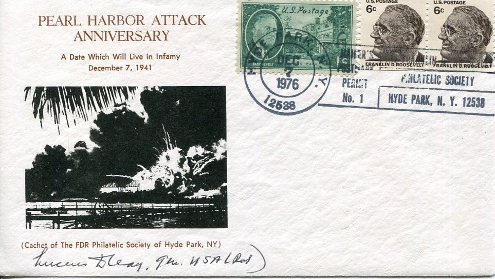 General Lucius Clay WWII War Berlin Airlift Military Governo Signed Autograph