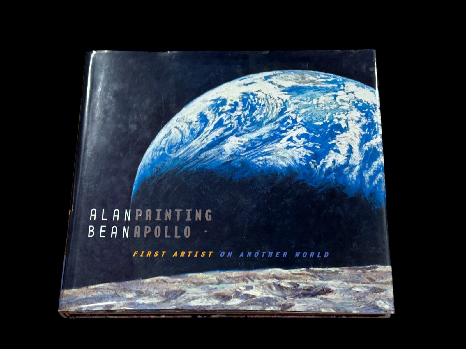 Alan Bean NASA Astronaut Moonwalker Painting Apollo Signed Autograph Book JSA