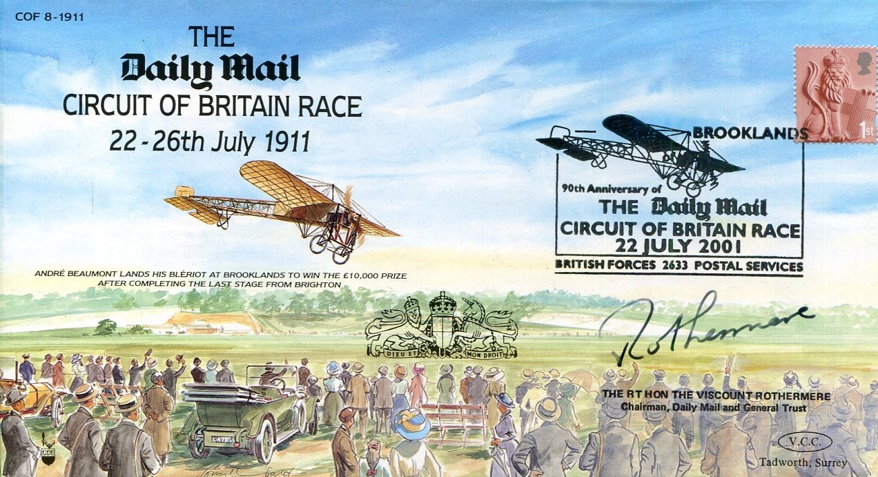 Jonathan Harmsworth 4th Viscount Rothermere Daily Mail Chairmen Signed Autograph