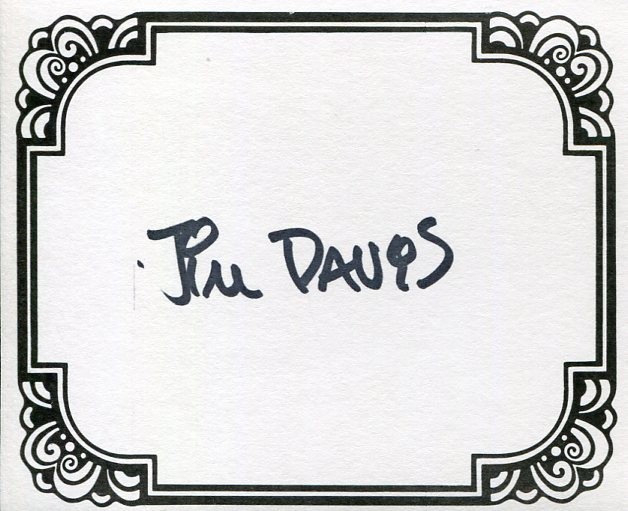 Jim Davis Garfield Author Comic Strip Cartoonist Signed Autograph Bookplate