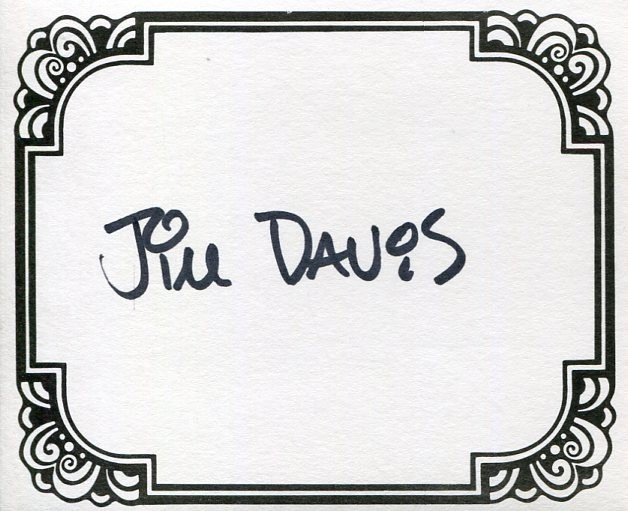 Jim Davis Garfield Author Comic Strip Cartoonist Signed Autograph Bookplate