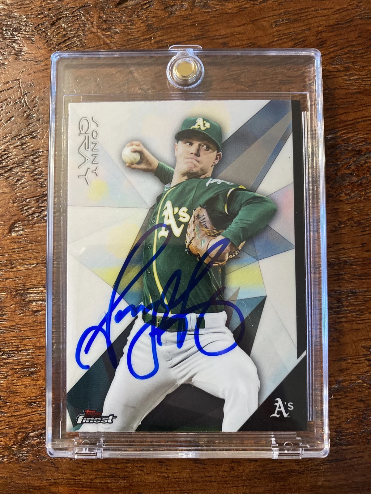 Sonny Gray Signed Topps Finest Card Psa Dna Coa Autographed Athletics Reds