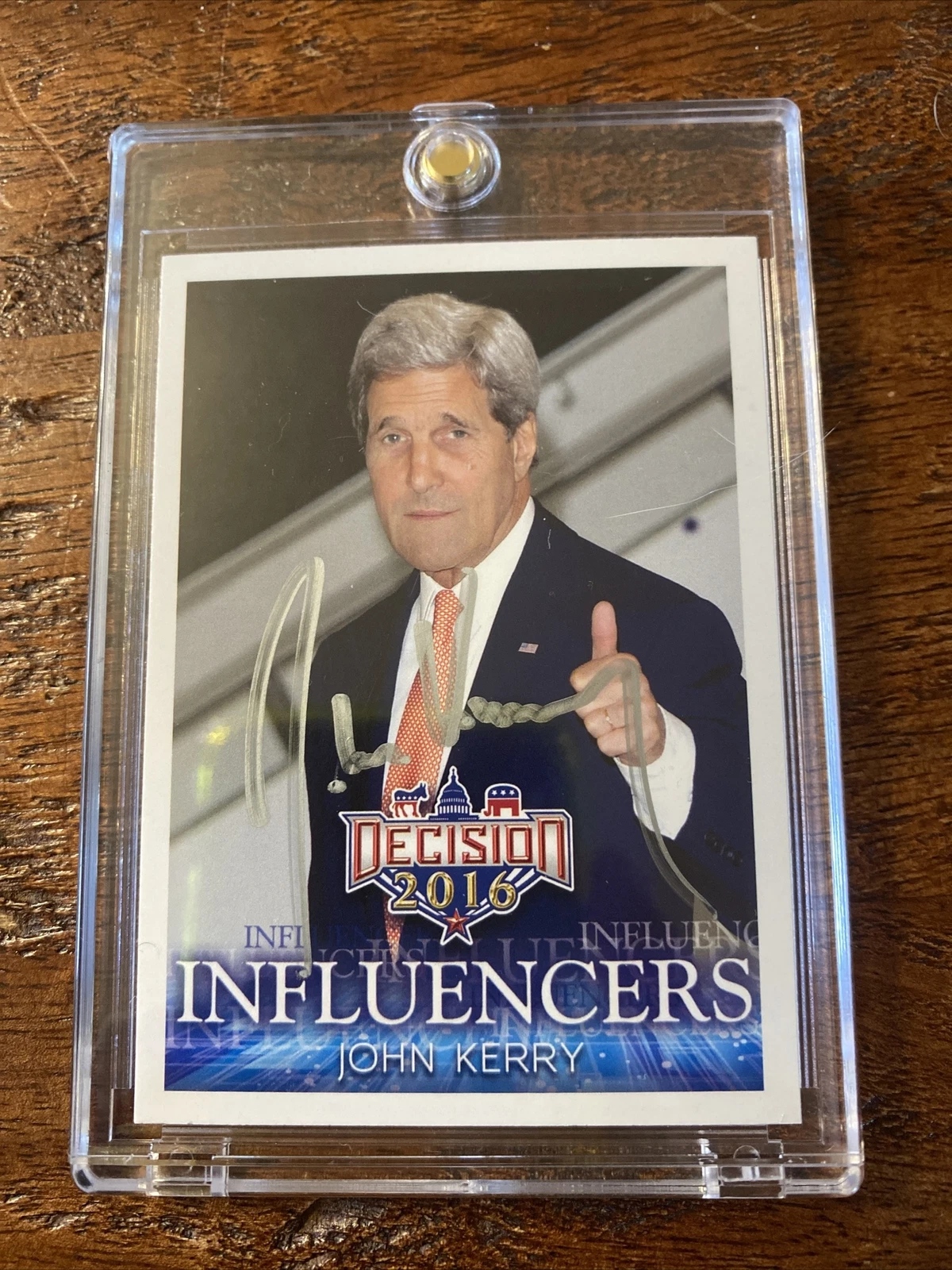 John Kerry Signed Card Psa Dna Coa Autographed Secretary Of State Senator