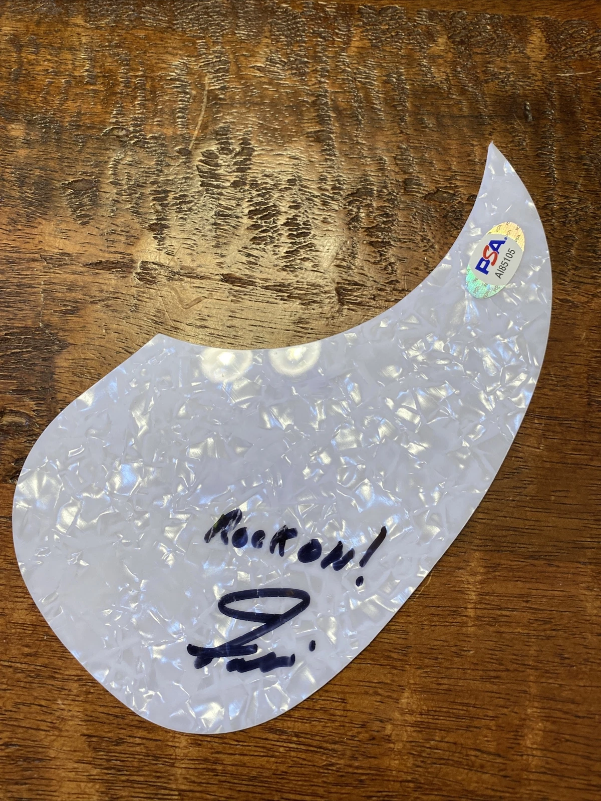 Fabian Forte Signed Guitar Pickguard PSA DNA Coa Autographed