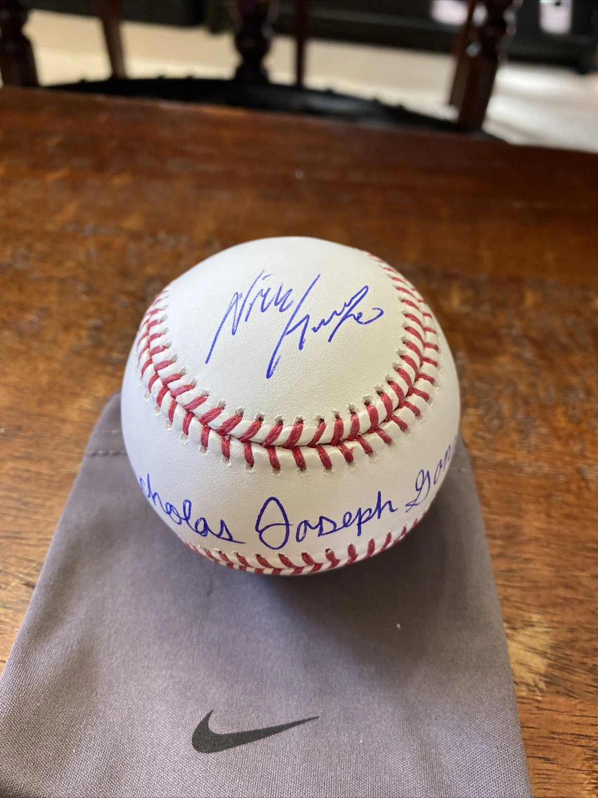 Nick Gonzales Full Name Signed Major League Baseball Psa Dna Coa Pirates Auto