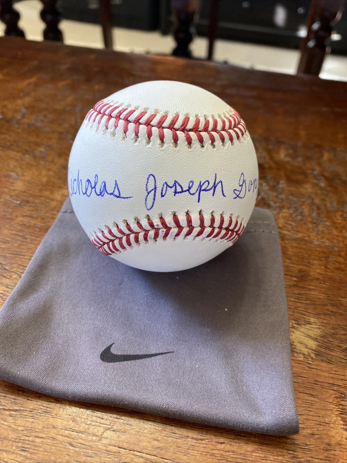 Nick Gonzales Full Name Signed Major League Baseball Psa Dna Coa Pirates Auto
