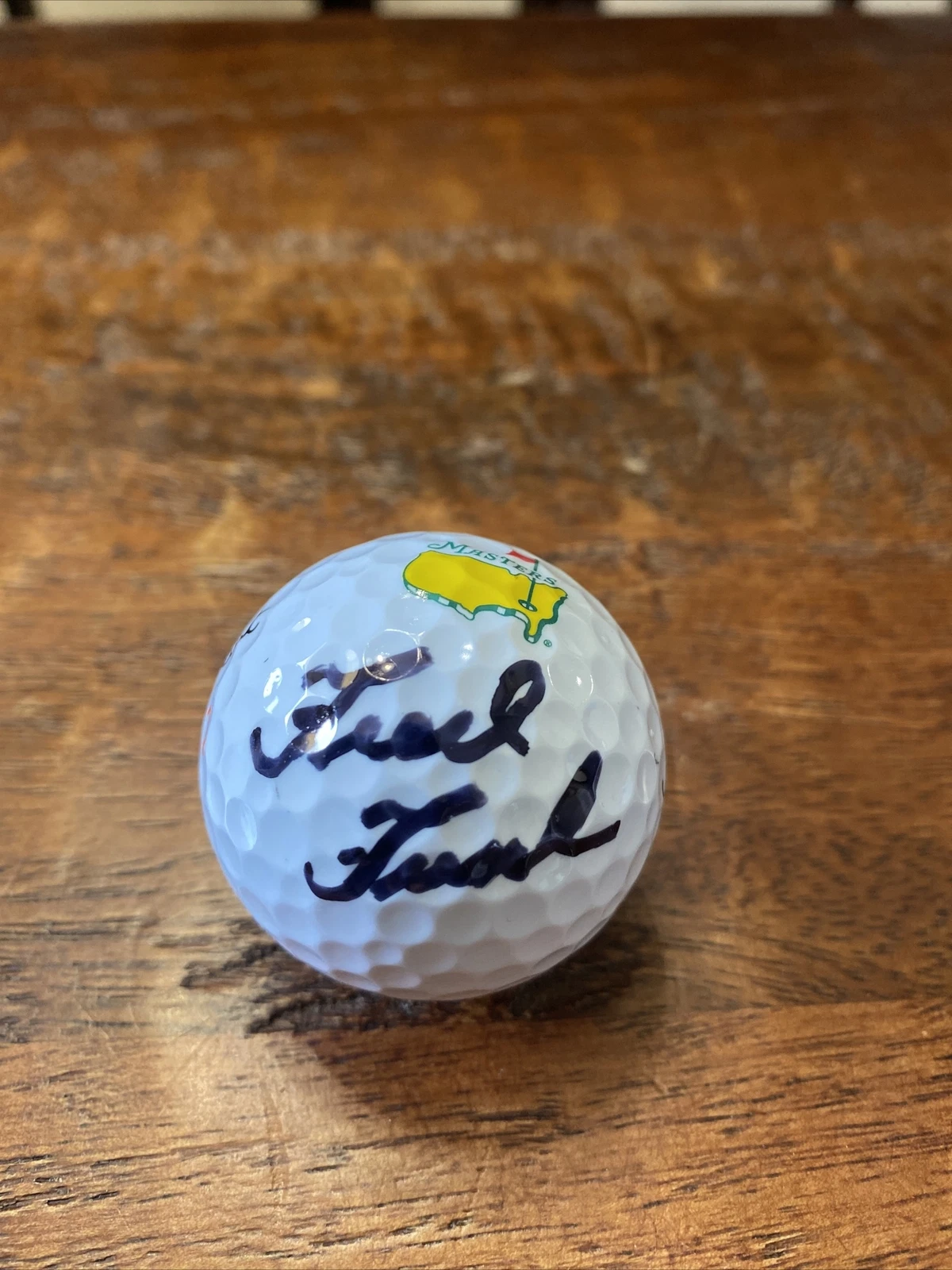 Fred Funk Signed Masters Golf Ball Psa Dna Coa PGA Autographed