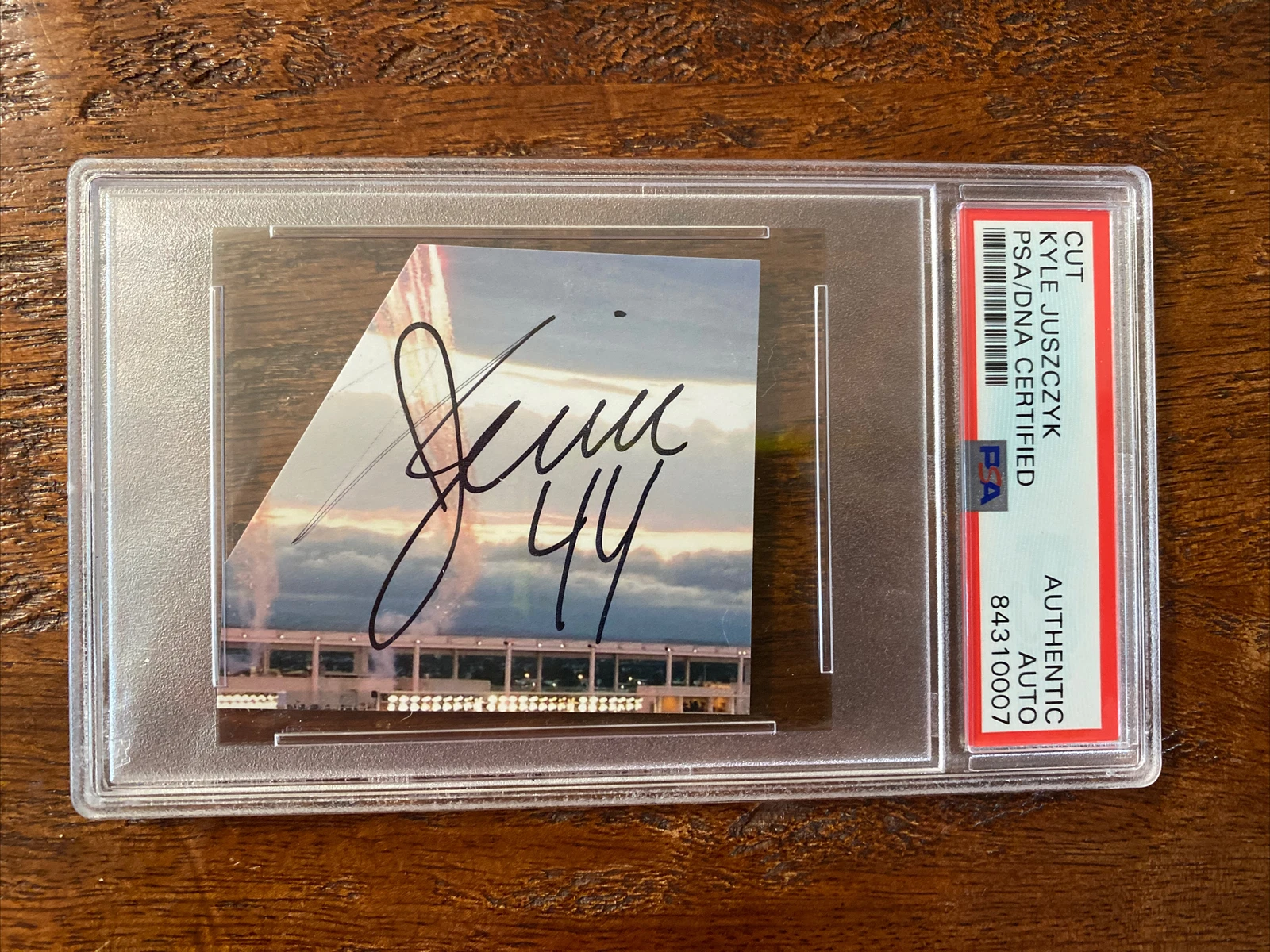 Kyle Juszczyk Signed Cut PSA DNA Coa Slabbed Encapsulated 49ers Autographed