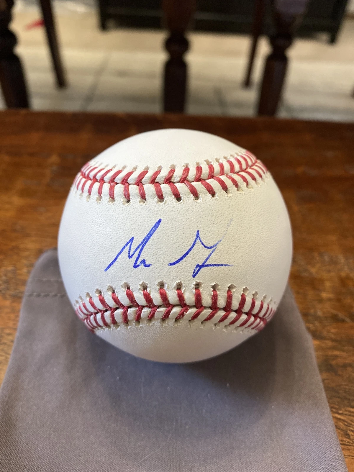Mackenzie Gore Signed Official Major League Baseball Padres Psa Dna Coa