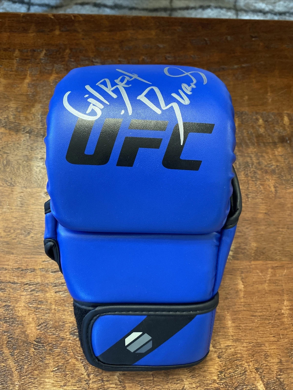 Gilbert Burns Signed MMA Fight Glove Psa Dna COA UFC Autographed Durinho