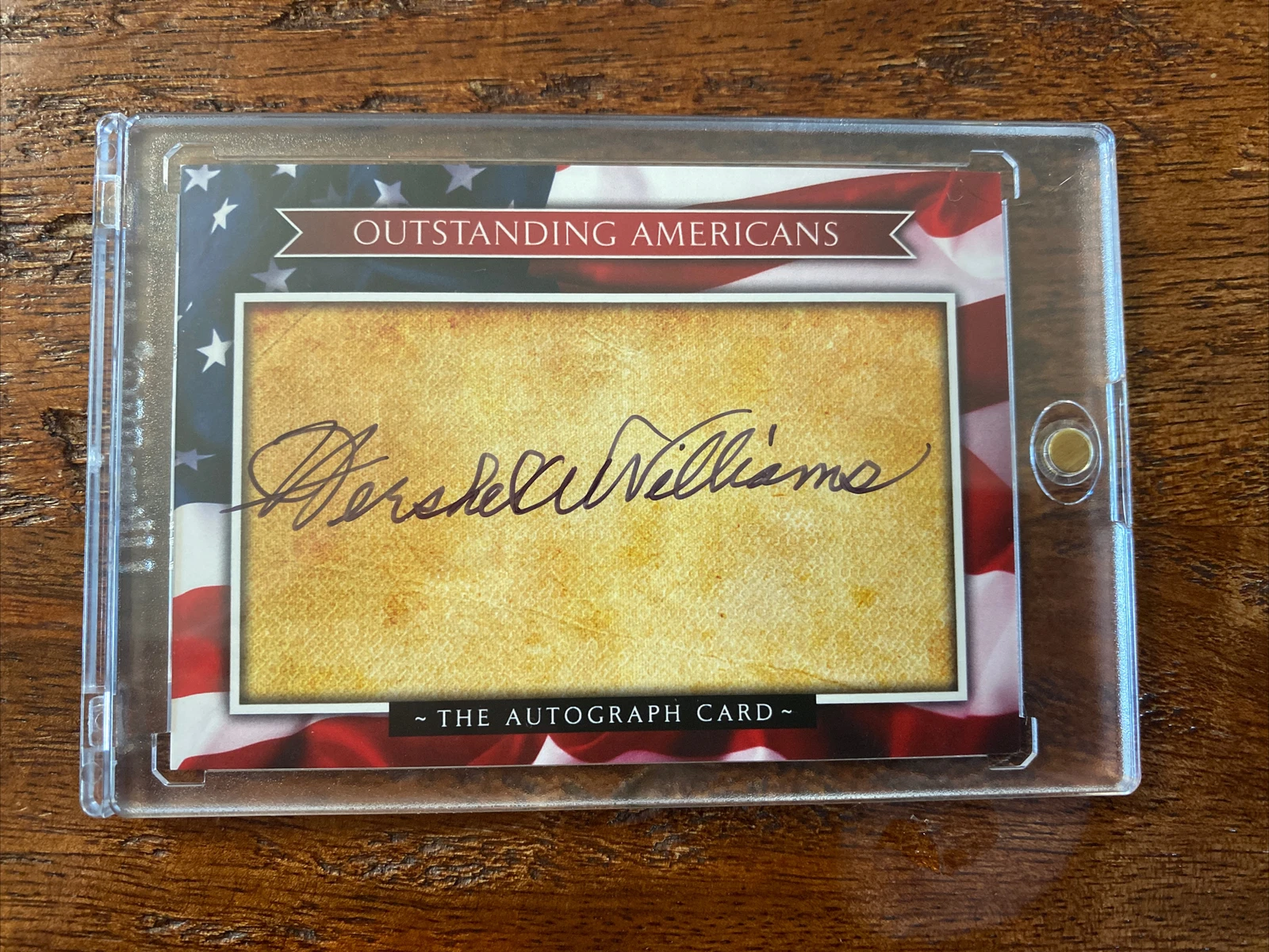 Hershel W Williams Signed Card Psa Dna Coa Autographed United States Marine