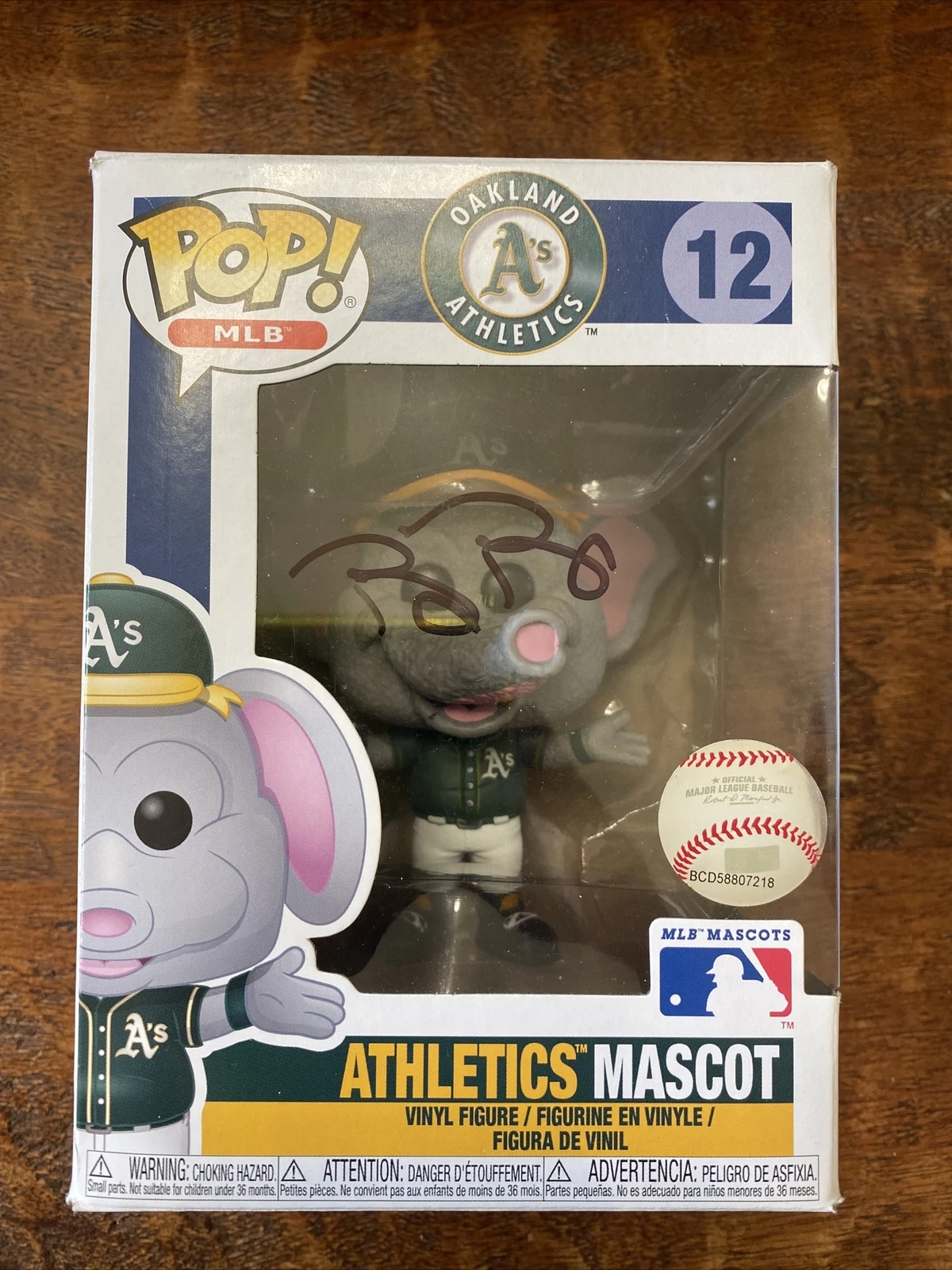 Billy Beane Signed Athletics Funko Pop PSA DNA Coa Autographed Oakland A’s GM