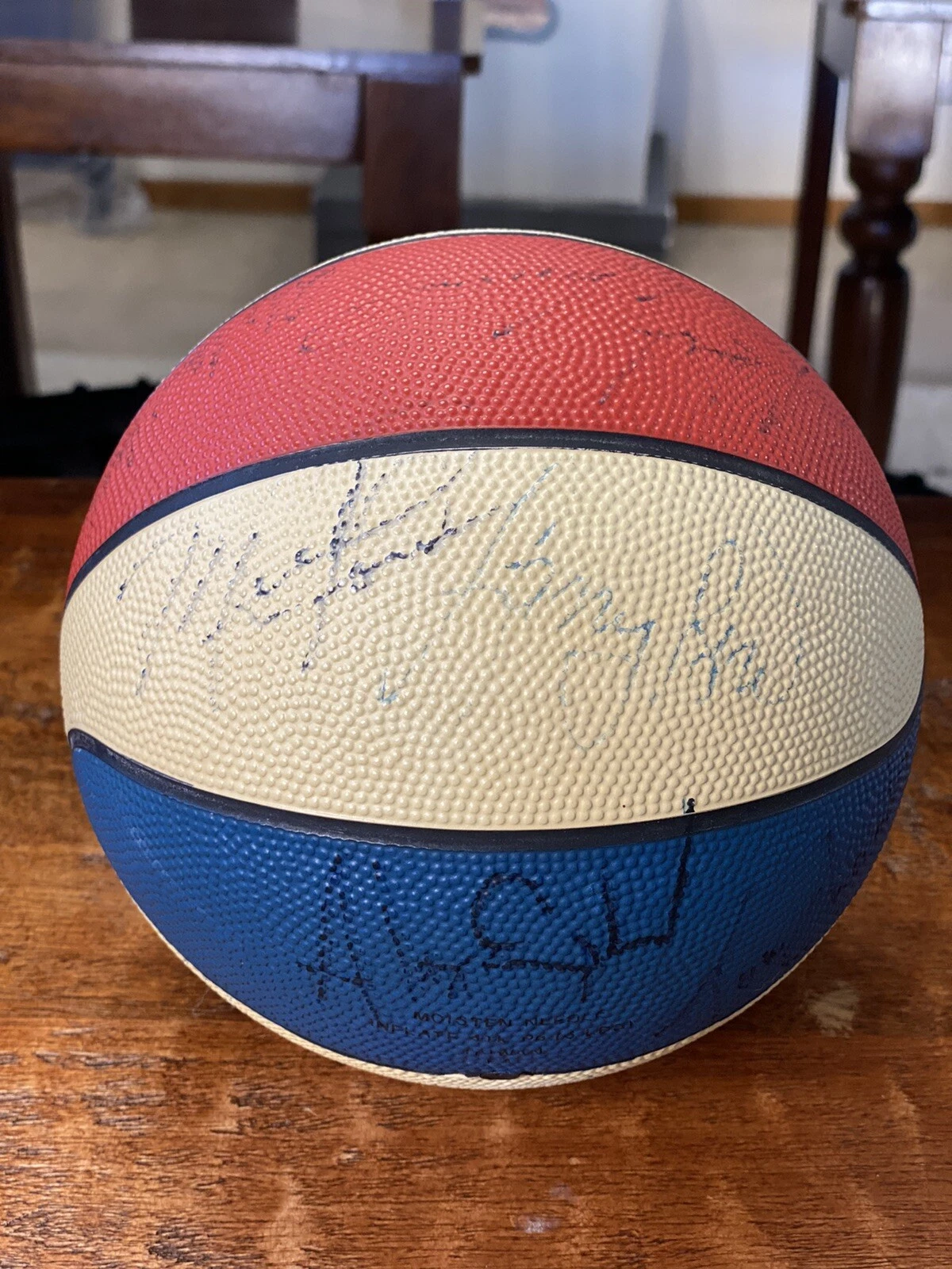 Michael Jordan Larry Bird Magic Johnson Signed All Star Basketball Beckett Coa