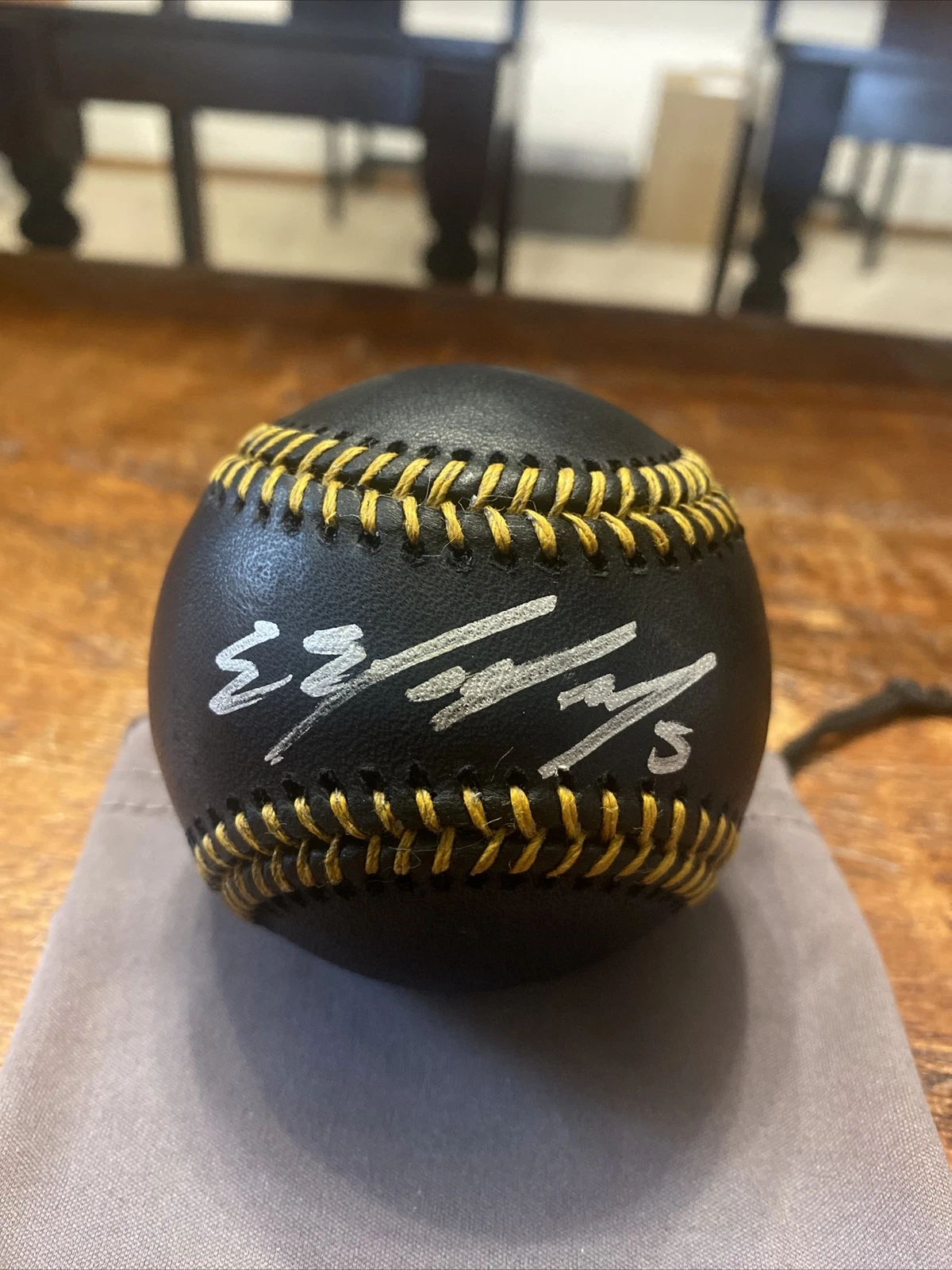 Eduardo Escobar Signed Black Major League Baseball PSA DNA Coa Diamondbacks