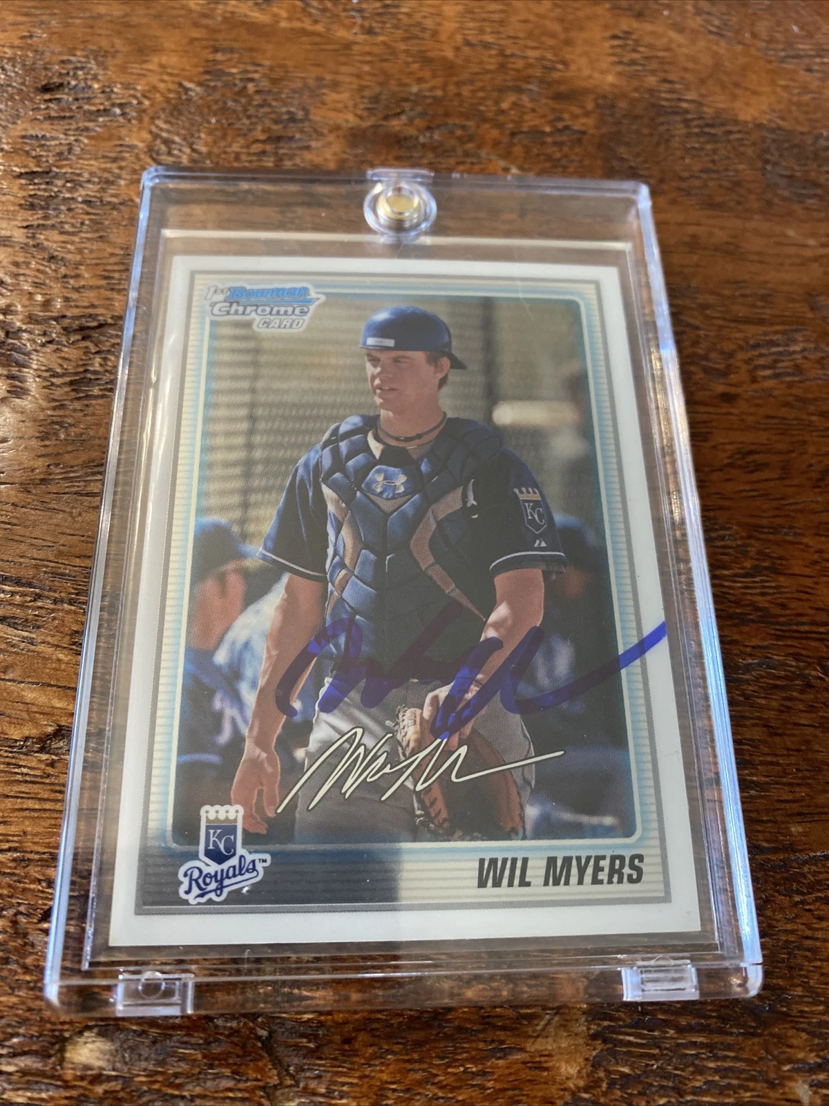 Wil Myers Signed 1st Bowman Chrome Card Psa Dna Coa Autographed Padres
