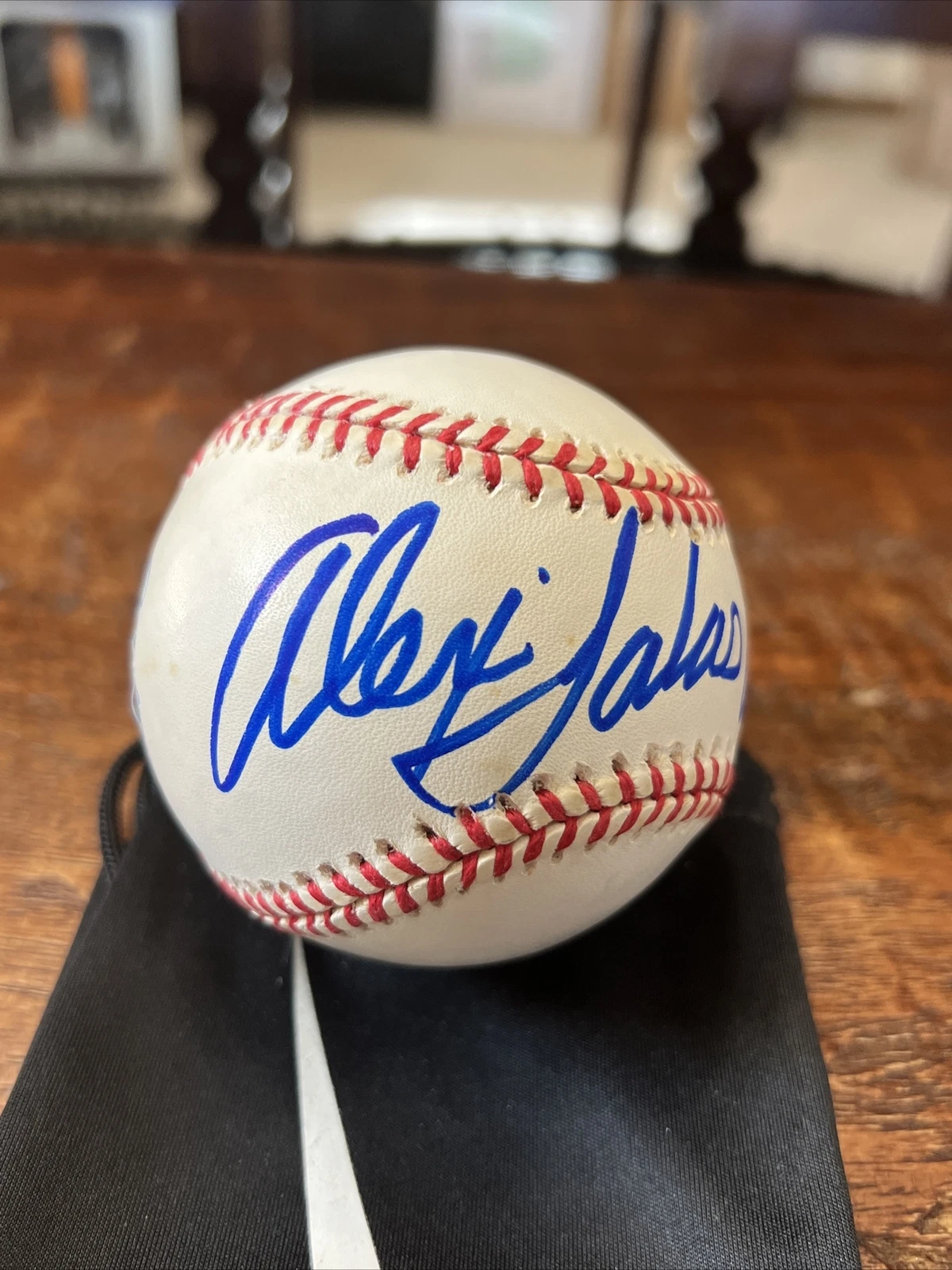 Alexi Lalas Signed Baseball Psa Dna Coa Autographed Soccer USA