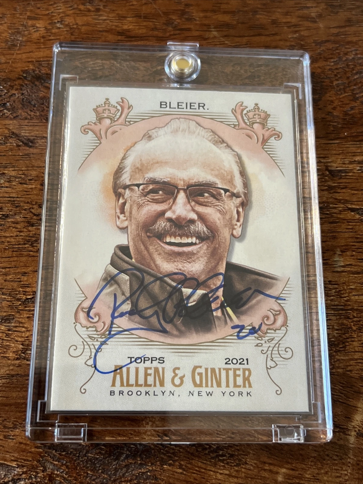 Rocky Bleier Signed Allen & Ginter Card Psa Dna Coa Steelers Autographed