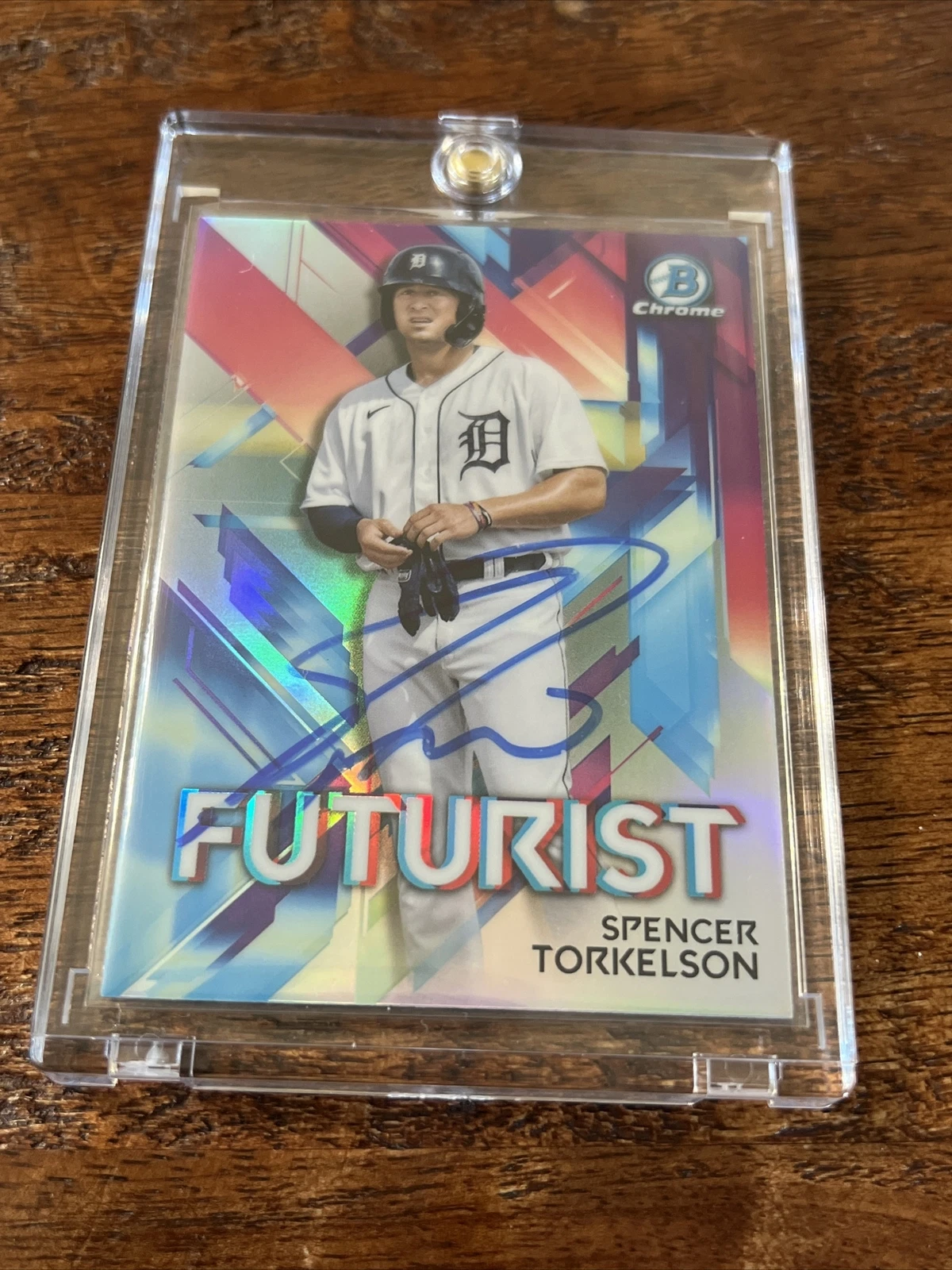 Spencer Torkelson Signed Bowman Chrome Card Psa Dna Coa Tigers Autographed