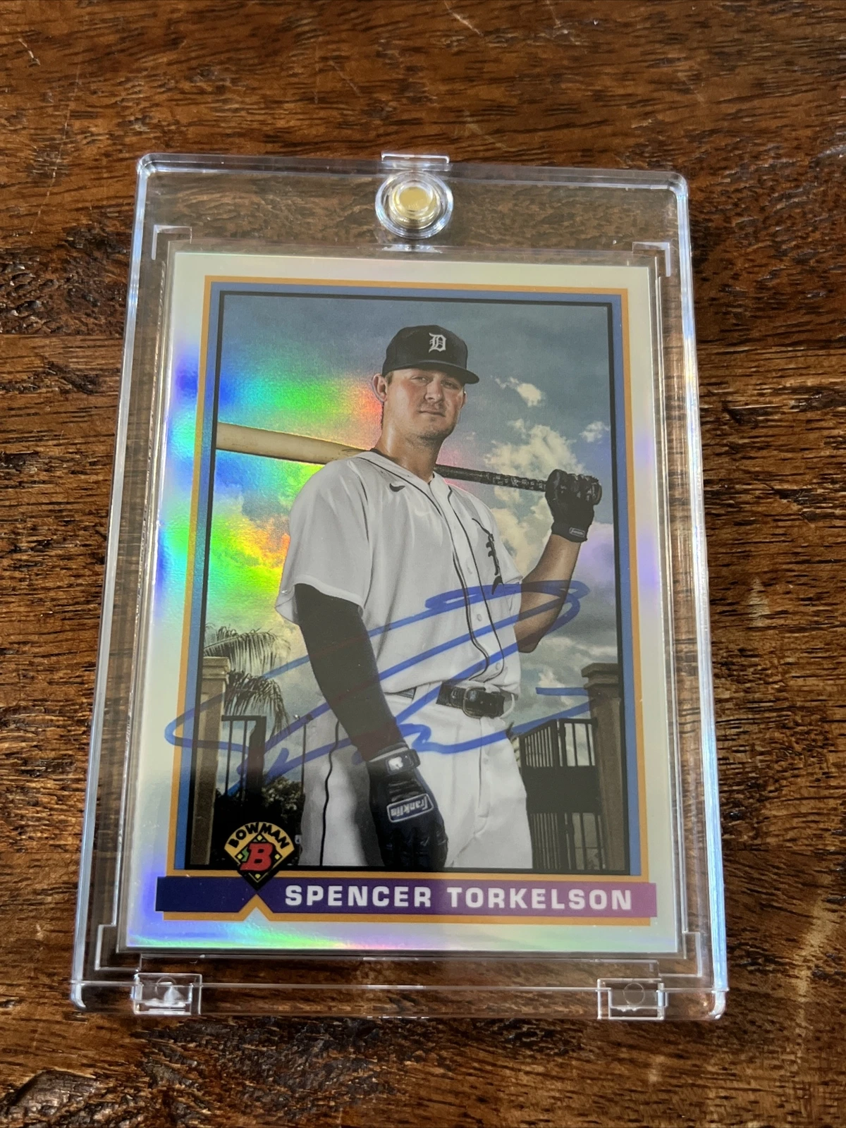 Spencer Torkelson Signed Bowman Card Psa Dna Coa Tigers Autographed