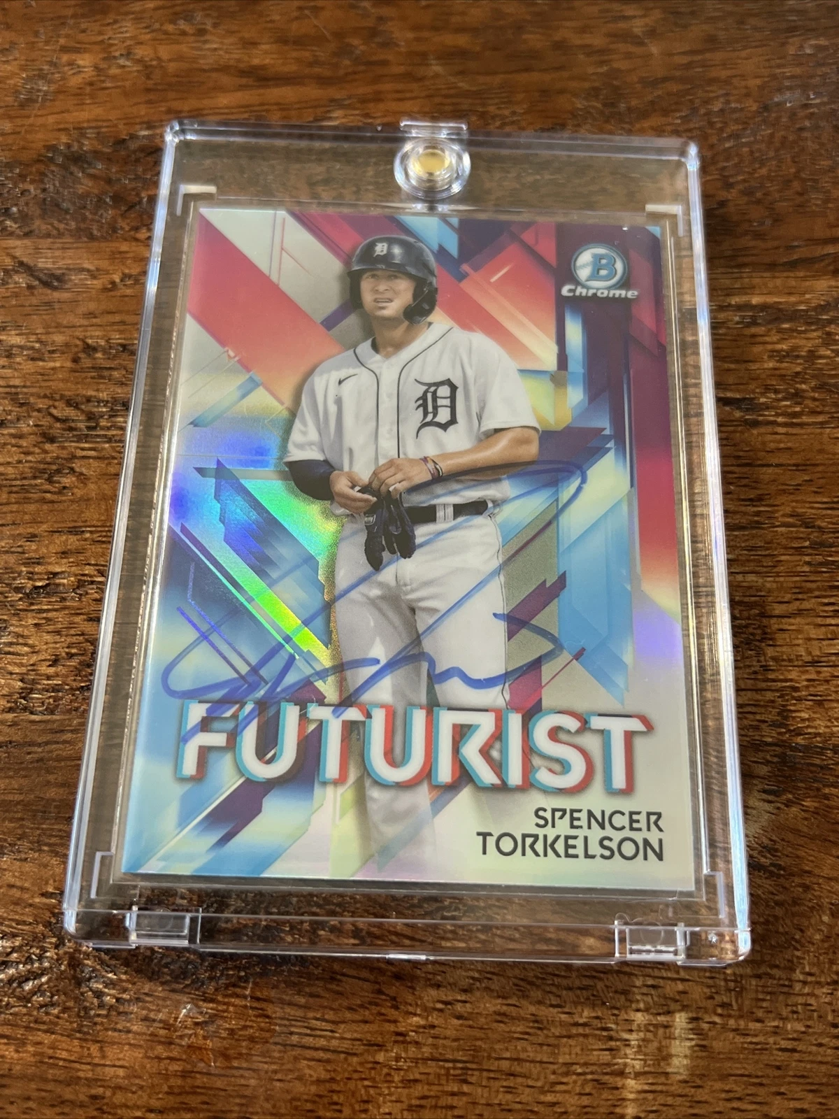 Spencer Torkelson Signed Bowman Chrome Card Psa Dna Coa Tigers Autographed