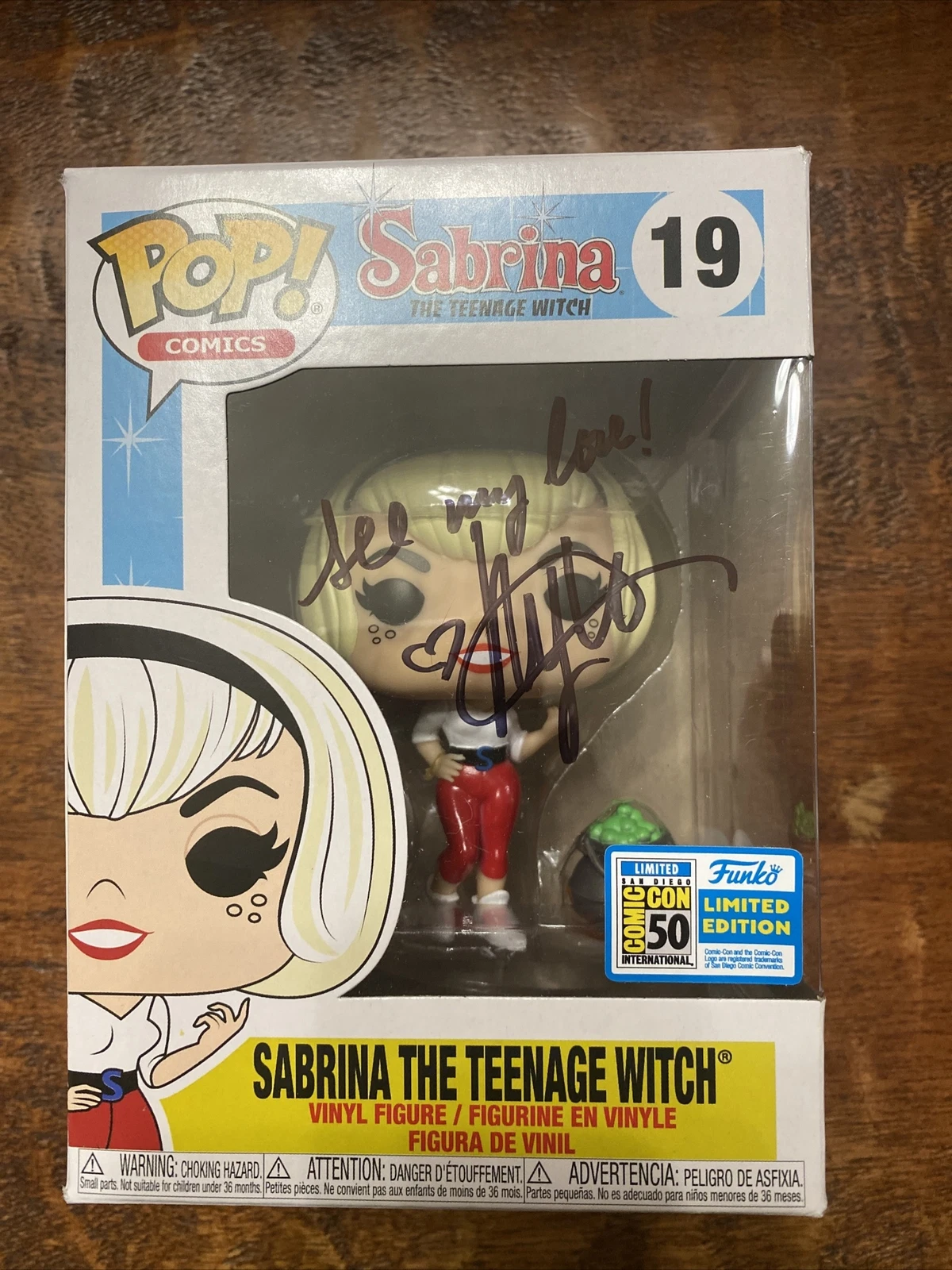 Melissa Joan Hart Signed Sabrina The Teenage Witch Funko POP Psa Dna Coa