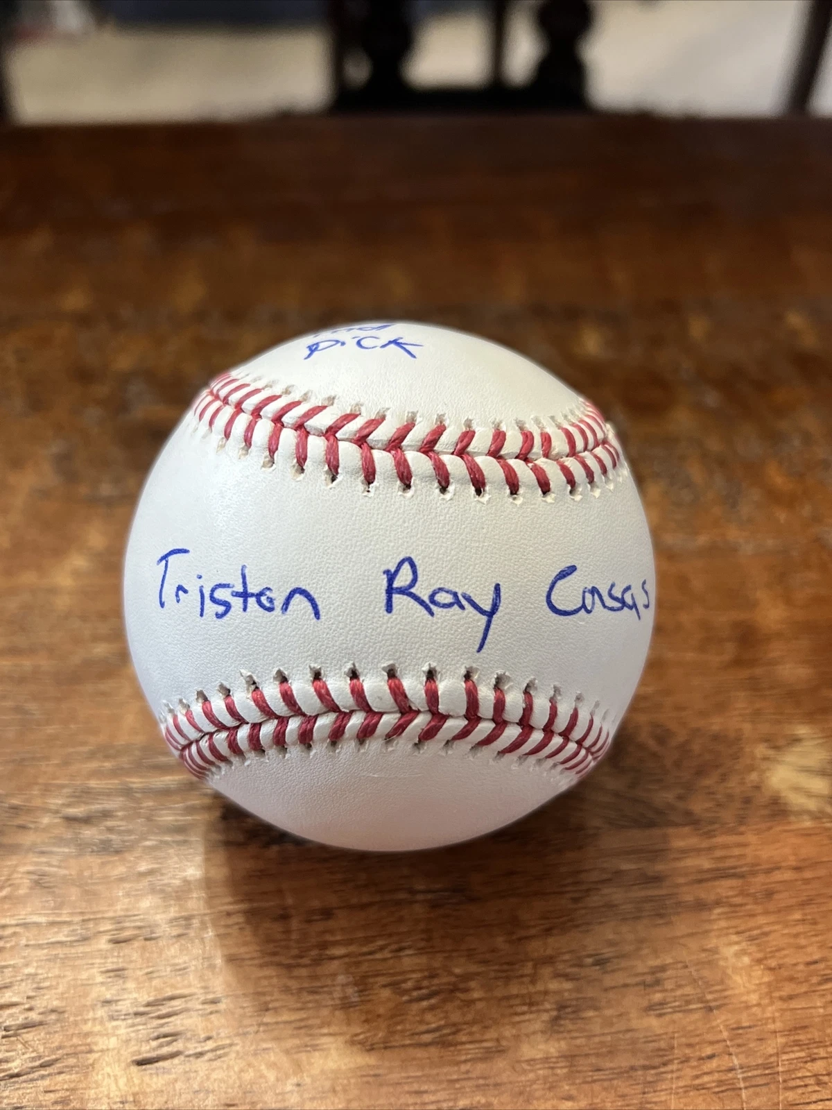 Triston Ray Casas Full Name Signed Baseball Beckett BAS Coa Red Sox Autographed