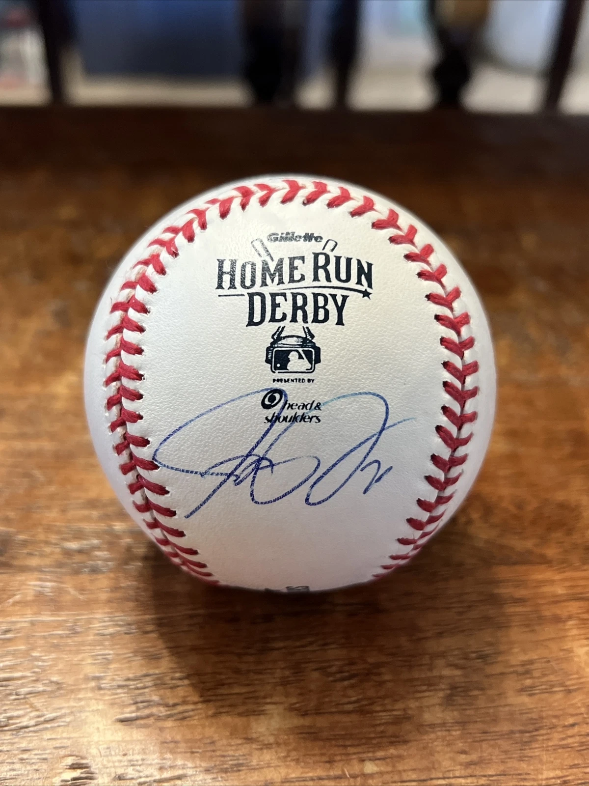 Josh Donaldson Signed Home Run Derby Baseball Psa Dna Coa Autographed Yankees