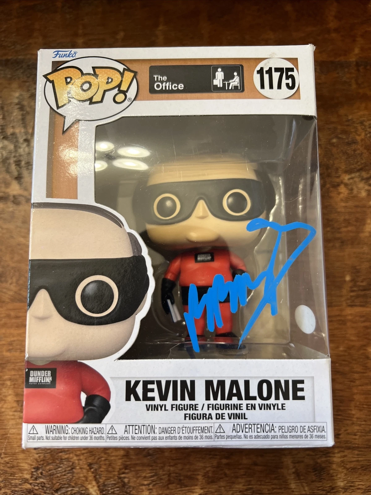 Brian Baumgartner Signed Kevin Malone Funko POP PSA DNA Coa  The Office