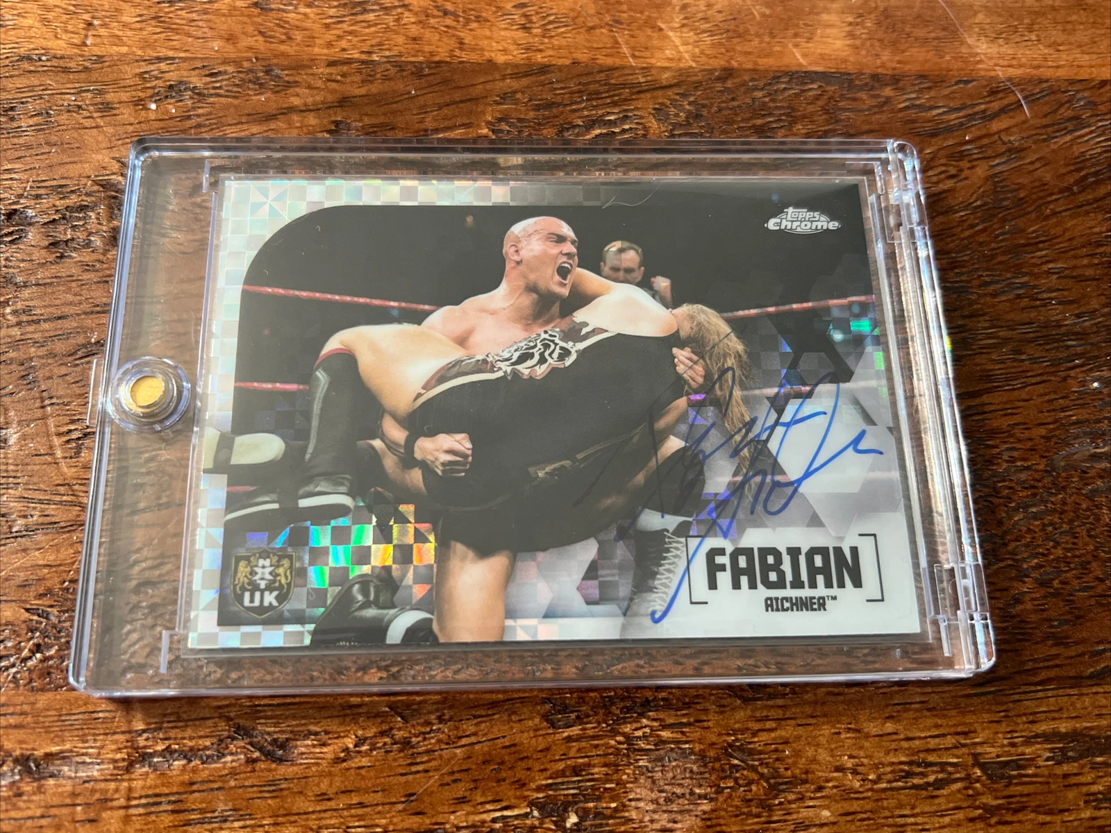 Fabian Aichner Signed Topps Chrome Card Psa Dna Coa Autographed WWE