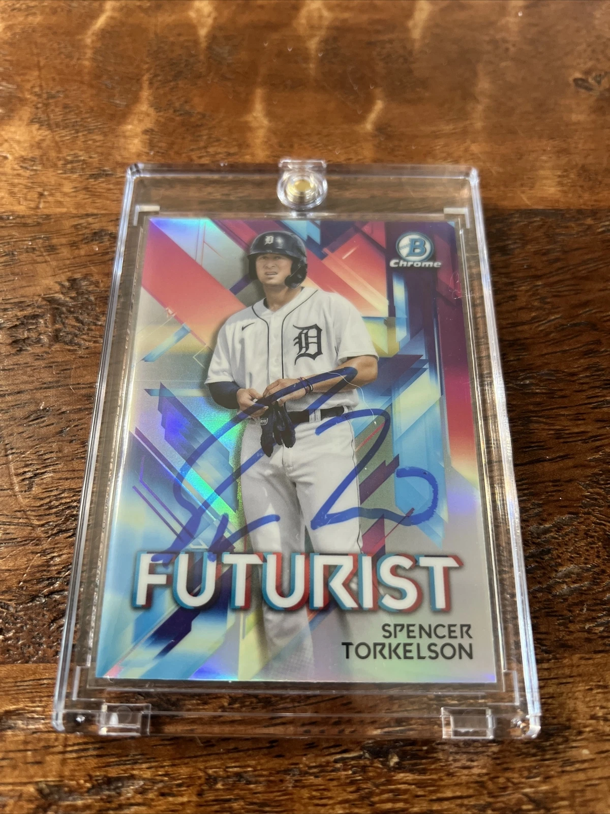 Spencer Torkelson Signed Bowman Chrome Card Psa Dna Coa Tigers Autographed