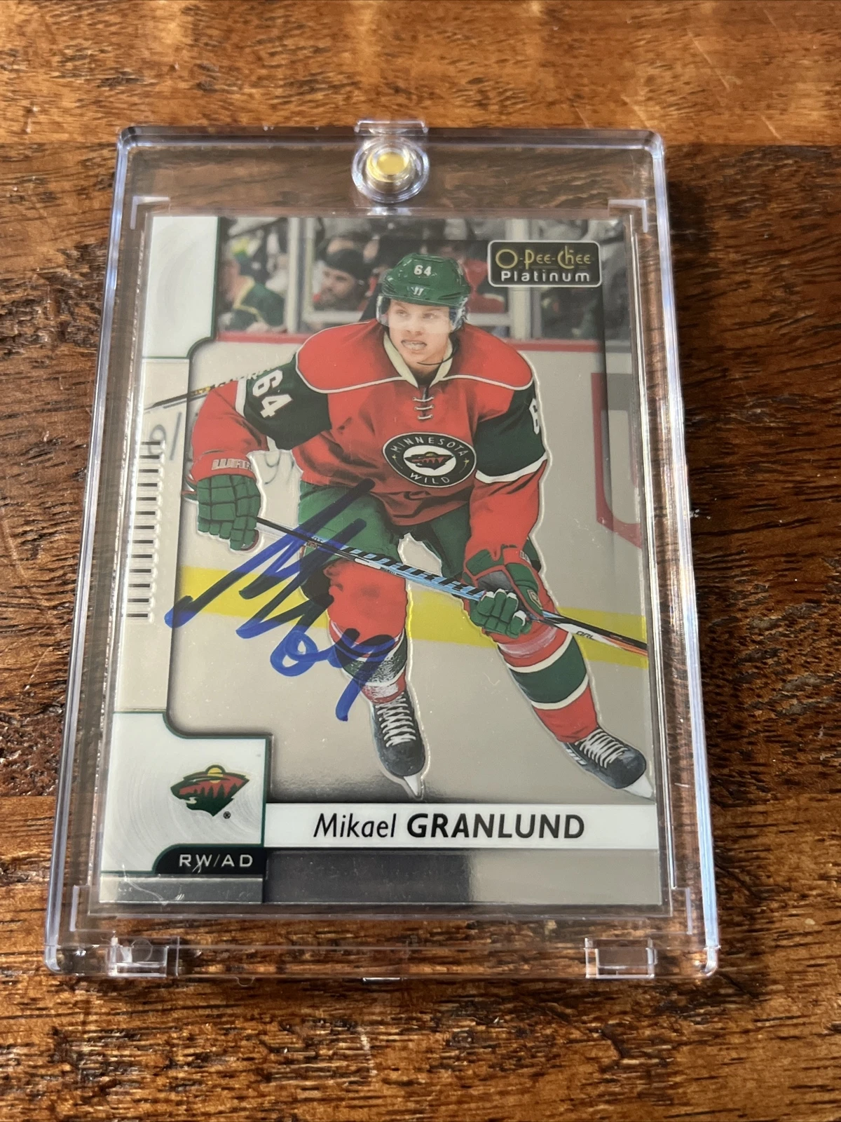 Mikael Granlund Signed O Pee Chee Card Psa Dna Coa Autographed Hockey Wild