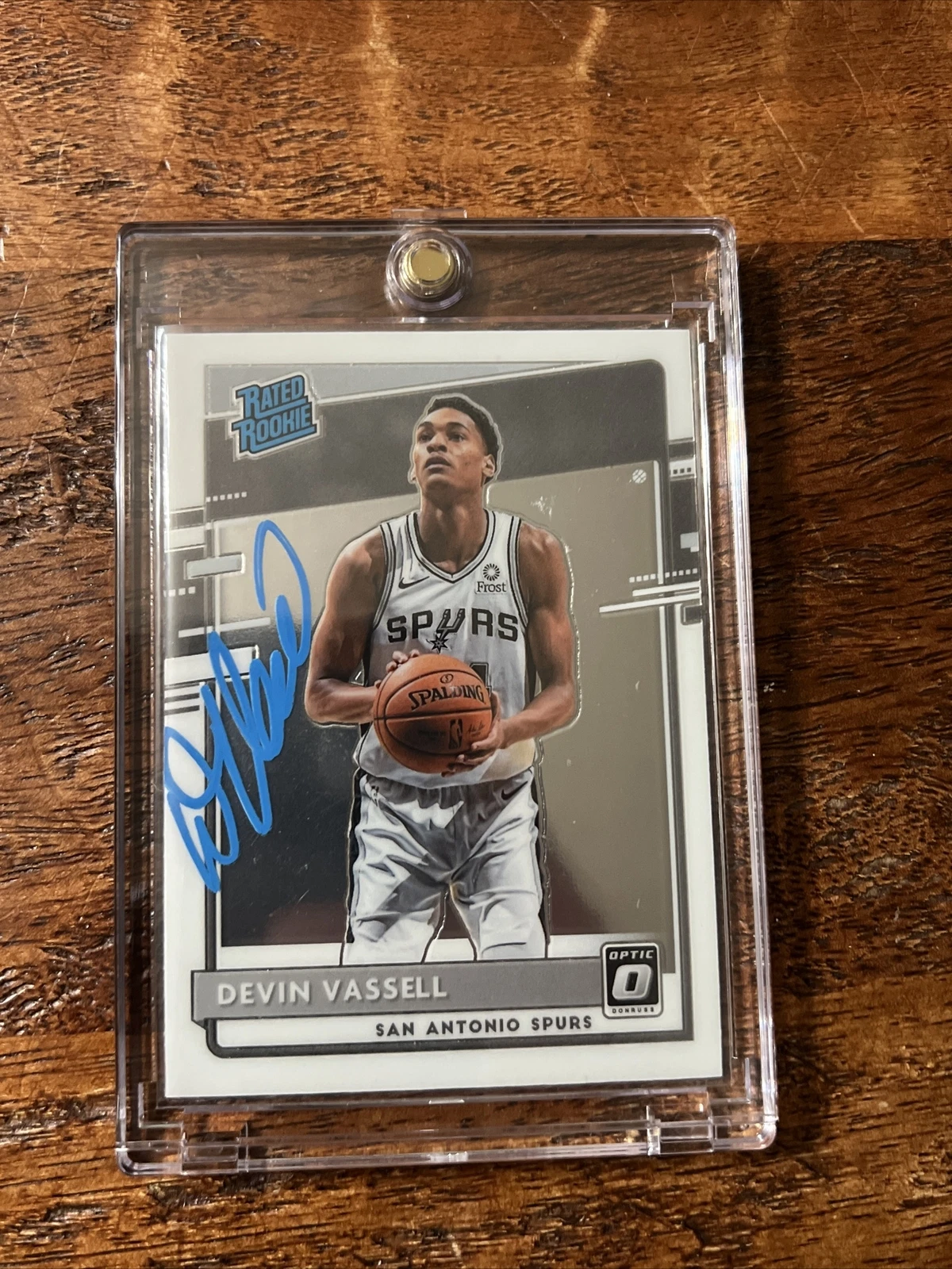 Devin Vassell Signed Donruss Optic Card Psa Dna Coa Autographed Spurs