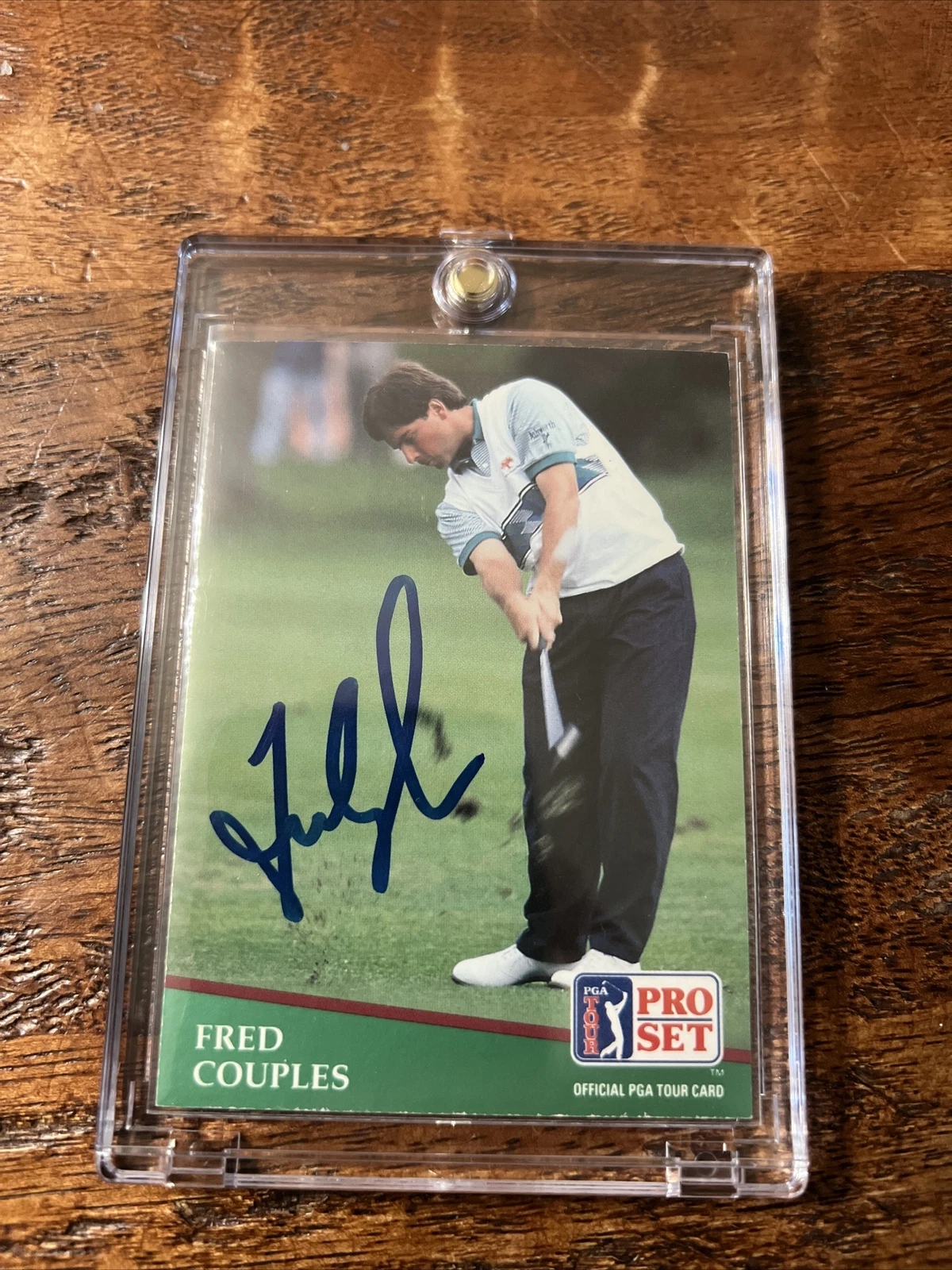 Fred Couples Signed Pro Set Card Psa Dna Coa Autographed Golf PGA